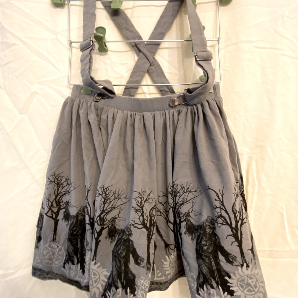 Supernatural Monsters Suspender Skirt